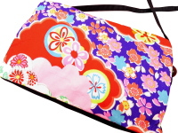 義若オリジナルのポシェット 赤ピンク紫